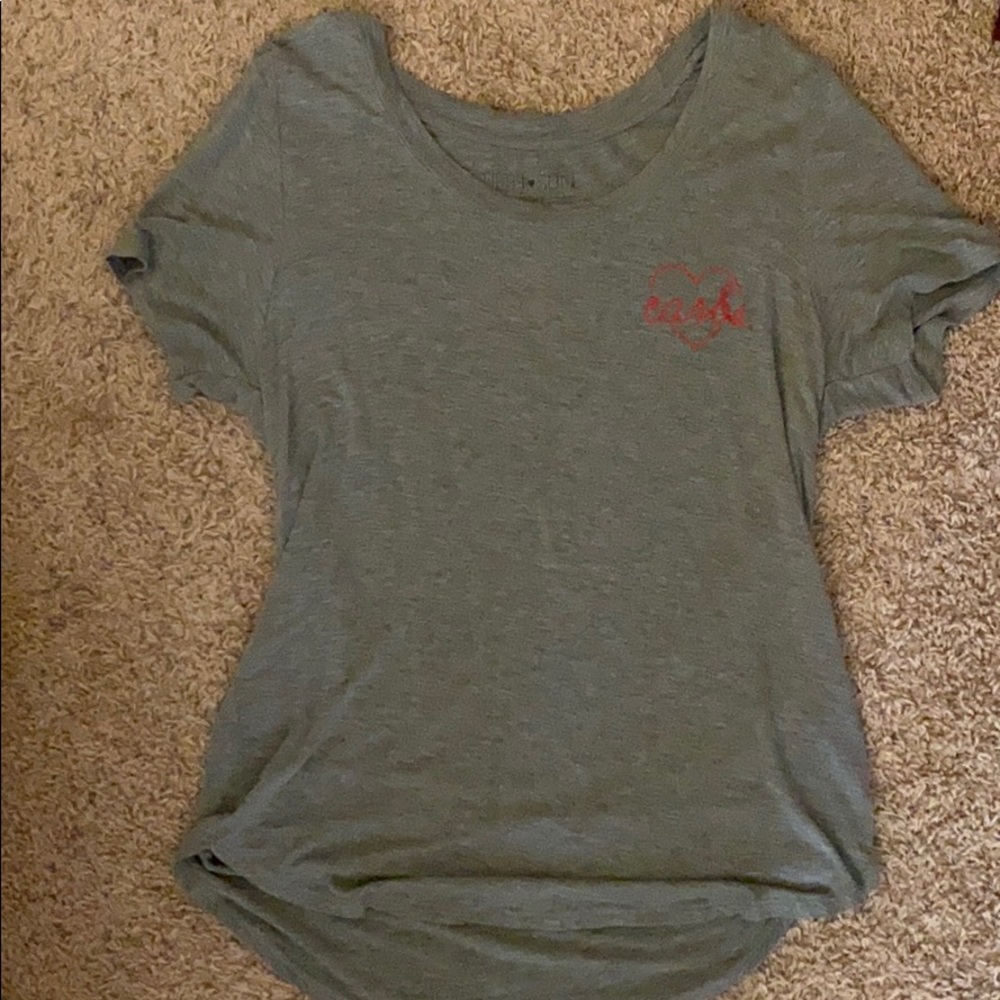 Grey Crew neck Short sleeve “carbs”